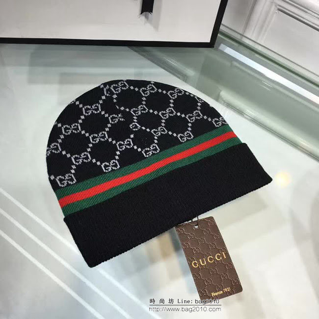 GUCCI古馳 跑量款 專櫃新款毛線帽 男女同款 LLWJ5783